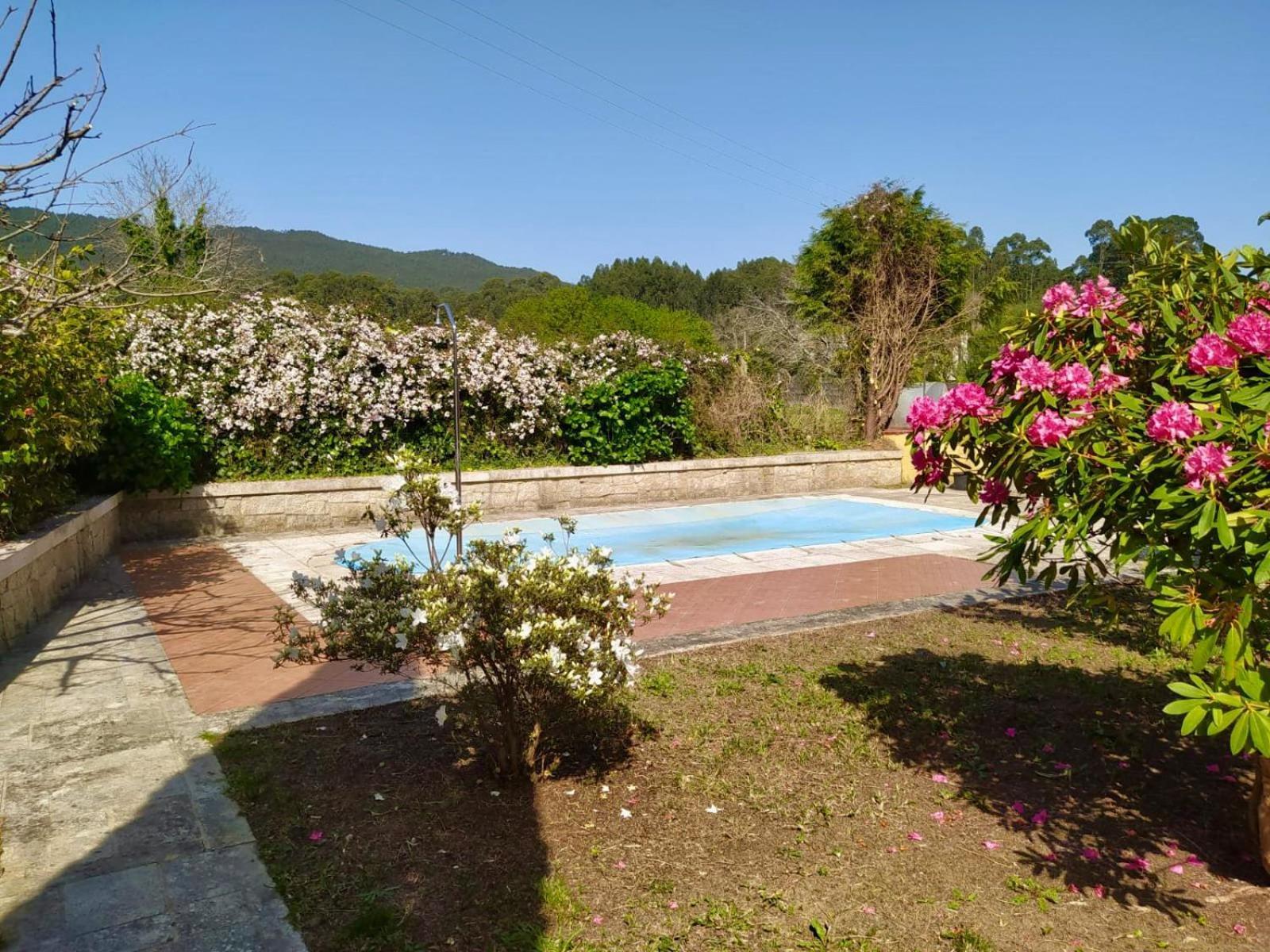 Apartamento Con Jardin Y Piscina Temporada Verano Privados Samieira Exterior foto