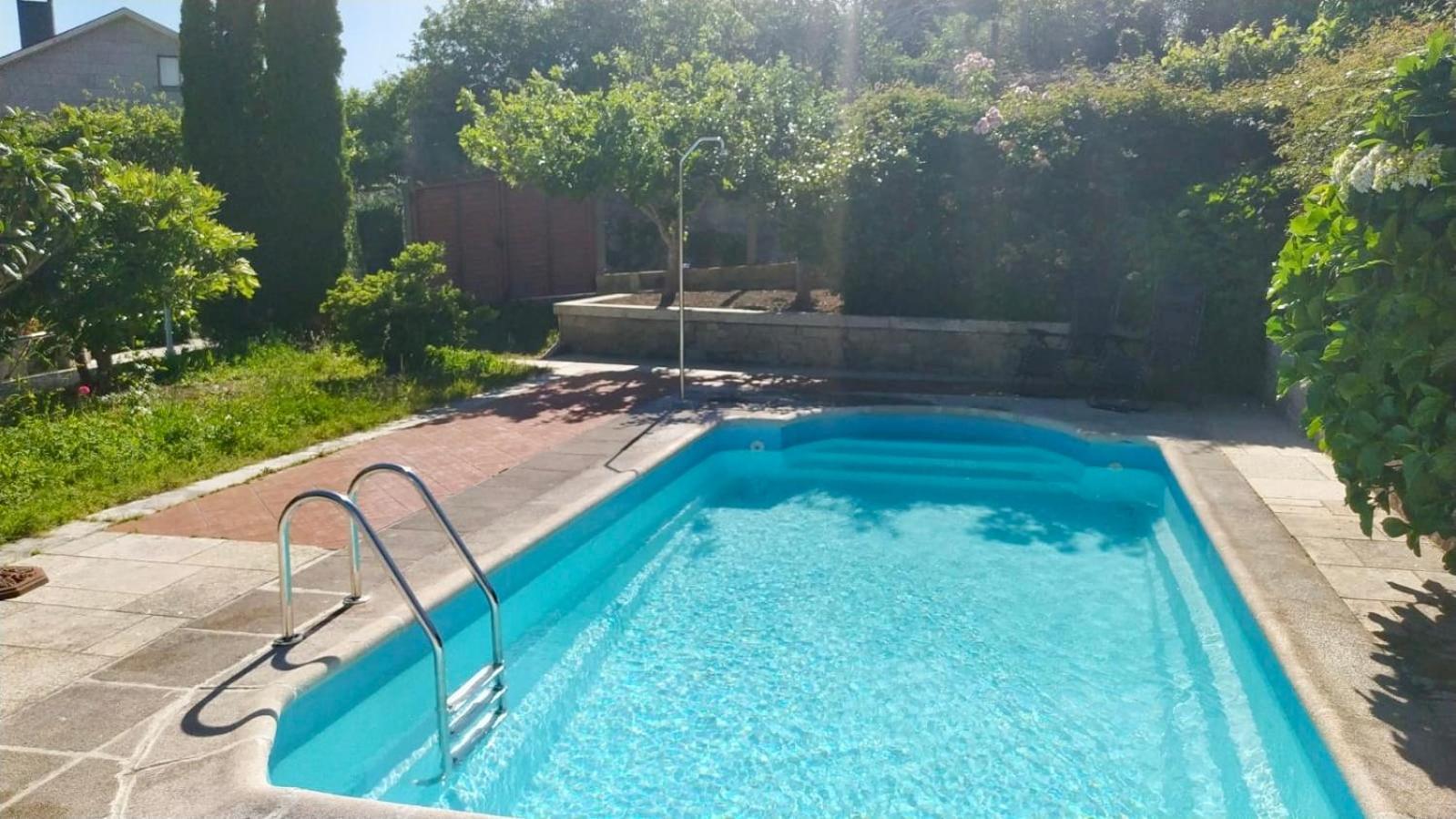 Apartamento Con Jardin Y Piscina Temporada Verano Privados Samieira Exterior foto